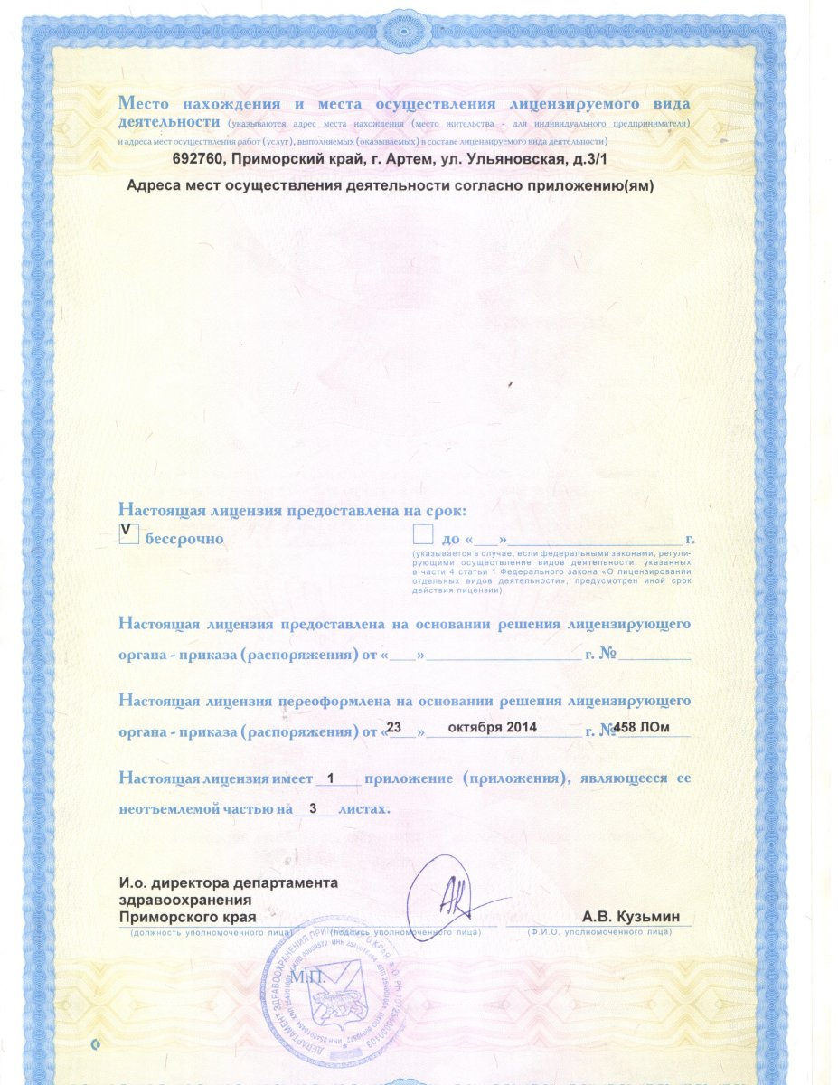 Лицензия, стр.1